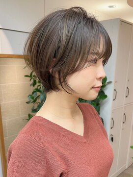 サンドシーン(sand scene) ＠thisiskaito表参道原宿/ショートヘア/ショートボブ/グレージュ