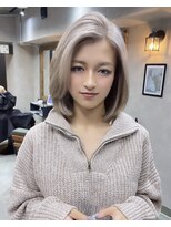 サニー 渋谷(SUNNY)&nbsp;ハイトーン、ミルクティーベージュ、wカラー、レイヤーカット