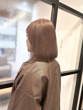 トリニティ 本厚木(trinity) 春ピンクベージュまとまりボブ本厚木