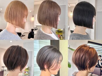 トラップヘアーの写真/骨格や髪質を見極めた人気の似合わせショートヘアで、小顔効果も◎再現性の高さで朝のお手入れも楽ちん♪