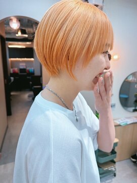 シビバイレボ(CIBI by revo) 地毛風カラー/ナチュラルレイヤーカット/ショートボブ[船橋]