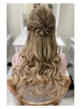 セットサロン ココ ハーフアップ