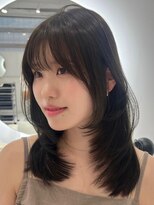 アンダーバーホワイトモデ 河内長野(_WHITE mode)&nbsp;ハイライトカラーミルクティーベージュレイヤーカット