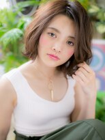 カバーヘア ブリス 戸田公園西口店(COVER HAIR bliss) くせ毛風ニュアンスパーマこなれボブh3戸田公園20代30代40代