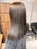 カット＋髪質改善カラー＋艶髪トリートメント【マイクロバブル付き】
