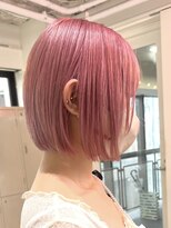 デート 下北沢(DATE) ダブルカラーミルクティーピンクベージュカラーハイトーンカラー