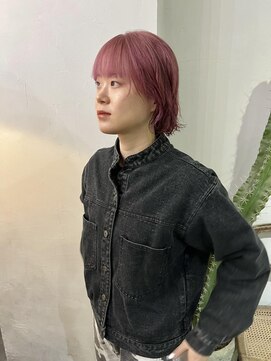 デヴェロペ(Devellope.) ダブルカラー　ペールピンク