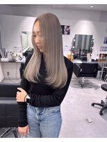 キング(K!ng)&nbsp;縮毛矯正髪質改善ハイライトレイヤーカット楠葉美容室エクステ