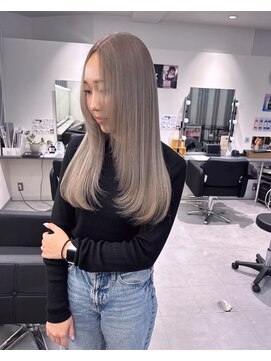 キング(K!ng) 縮毛矯正髪質改善ハイライトレイヤーカット楠葉美容室エクステ