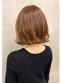【ROSE】艶オレンジブラウン＿ボブ＿髪質改善ボブ