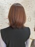 カット×根元（2cm以内）カラー×クイックトリートメント　￥12000