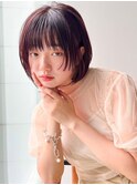 レッドブラウン/レッドカラー/ブリーチなし/レイヤー/学割U24