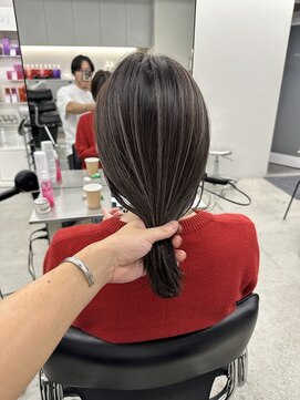 クレア 上大岡(CREA) ハイライトバレイヤージュダブルカラーケアブリーチ30代40代50代