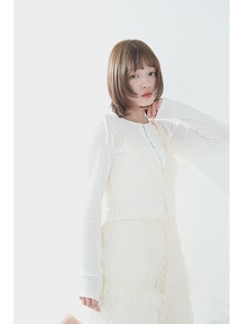 ソワン ドゥ ブレス 立花店(soin de brace) 髪質改善 縮毛矯正 レイヤー 20代 30代 40代/オリーブグレー