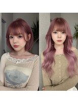 天神美容室&nbsp;羽エクステ×ブリーチカラー☆