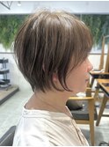 前髪あり/ショート/50代60代