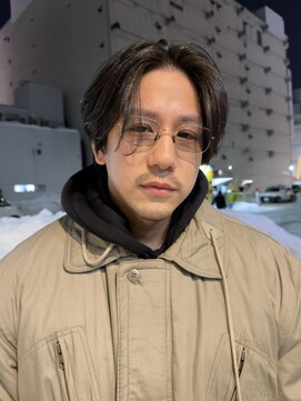 ポール(pole) 大人メンズセンターパート!