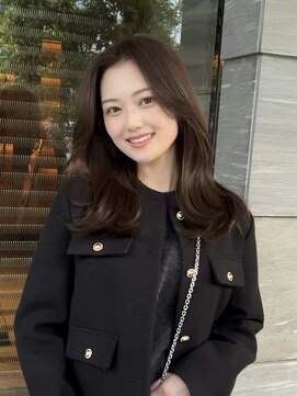 ブラン(Blanc Aoyama) レイヤーカット/顔まわりカット/ブリーチなし/ボブ/ミディアム