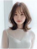 レイヤーカット髪質改善カラー透明感カラー顔まわりカット