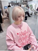 【坪井】ケアブリーチ ×ブロンドミルクティー
