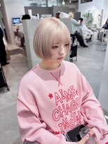 モリオフロムロンドン 大宮店(morio from London)&nbsp;【坪井】ケアブリーチ ×ブロンドミルクティー