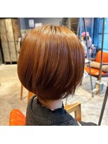 インス(ensue)&nbsp;春の似合わせ◎ブリーチなし透明感ショートボブ