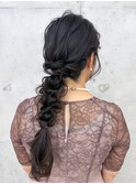 前髪/顔周り/似合わせヘアセット/お呼ばれ/結婚式/韓国/小顔