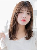ウォームブラウン/レイヤーカット/顔周りレイヤー/無造作/20代g