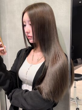 シティ オモテサンドウ(CITY omotesando) グレージュカラー ブリーチなしダブルカラー