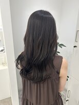 グラムヘアー(GLAM HAIR) メテオストレート×アッシュベージュ