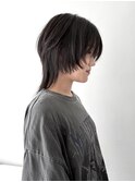 ＊ハッシュカットグレージュデザインカラーツートンカラー