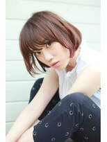 マグノリア(MAGNOLIA) 柔らかカールのカジュアルニュアンスボブ