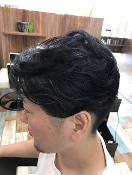 リバティ(Liberty) パーマ風ツーブロック