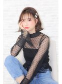 フェミニンボブスタイル