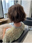 【サロンワーク】スモーキーベージュ&ニュアンスウェーブ