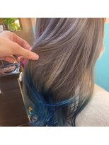 ビヨンドイー(beyond E)&nbsp;ホワイトアッシュグラデーションブルー