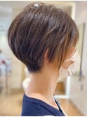 インナーカラーショート甘刈り上げ【RENJISHI 松岡】