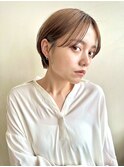 【loki】ベージュ×マッシュショート