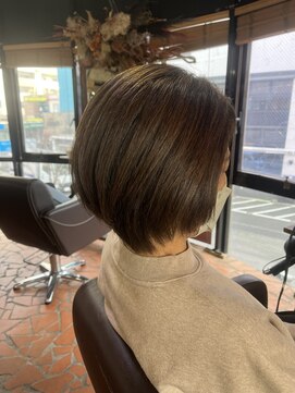 ロッソバイアルター 鎌取(ROSSO by aL-ter) ☆ グレージュカラー/ボブウルフ/ココアベージュ☆  中山実