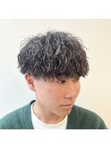 縦落ちツイストスパイラル刈り上げマッシュ大阪心斎橋