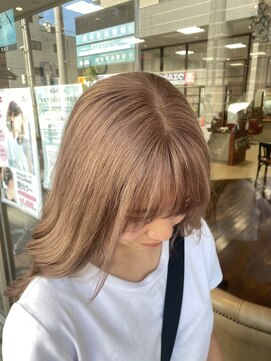 ヘアークリアー 草加 ミルクティーベージュ