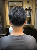 リバースパーマ スキンフェード