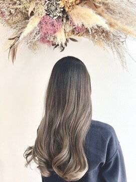 シルエット 美容室 バレイヤージュ　八戸　20代30代40代