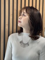 レスピア 銀座(Respia) ウルフボブのパーマスタイル【銀座/有楽町】30代40代50代