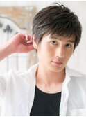 オーガニックカラー簡単スタイリングな耳だしショートi仙台