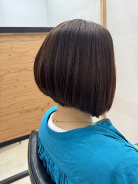 エヌ 北千住(N) カット+艶カラー+髪質改善トリートメント