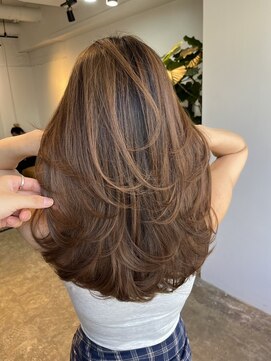 メリー オオサカ(Merly Osaka) 中明度ブラウンバレイヤージュ