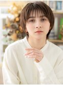 ダークアッシュ暗髪透け感ショートウルフTb6上尾20代30代40代