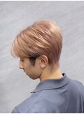 韓国風カット×ピンクベージュ