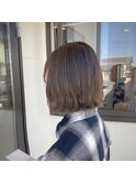 切りっぱなしボブ